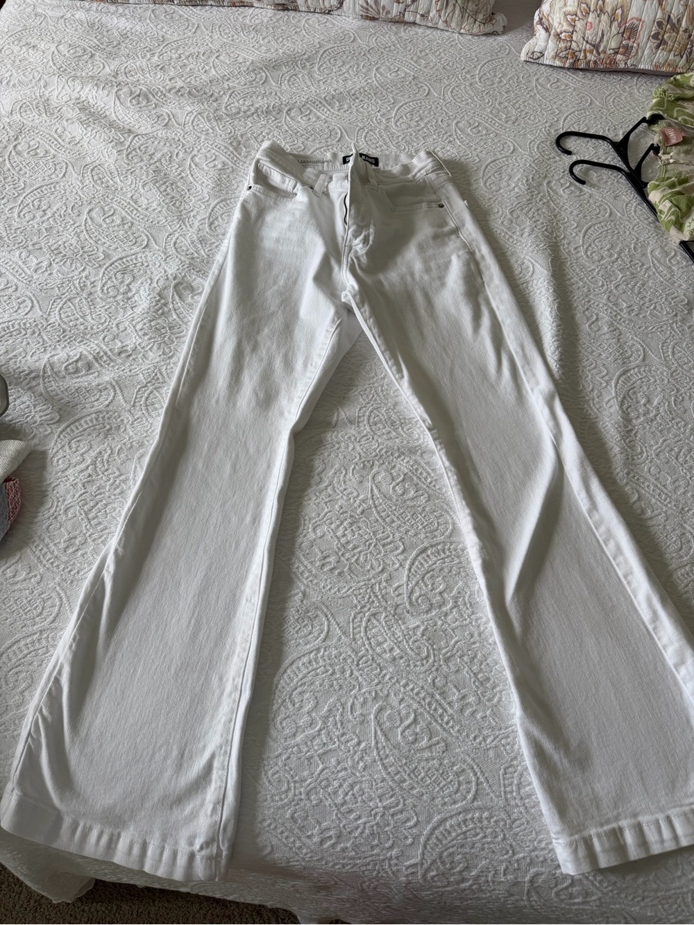 DKNY White Boot Cut Women's Jeans
